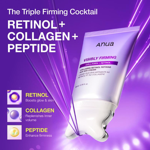 ANUA Collagen + Retinol Firming Gua Sha Cream